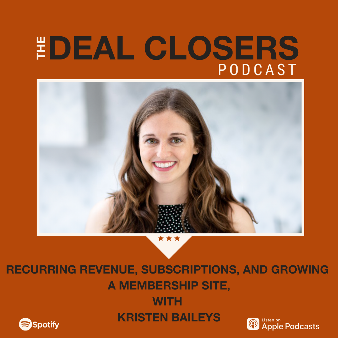 Kristen Baileys Bake Eat Love Deal Closers Podcast